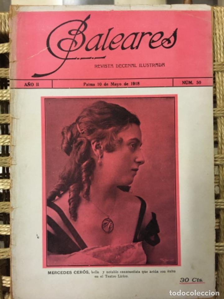 Collection Magazines and Newspapers: REVISTA BALEARES, LITERATURA, ARTE, COMERCIO, NUMERO 50, 1918