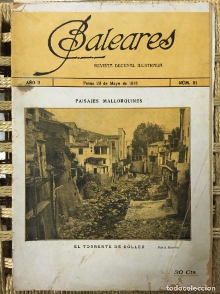 Collection Magazines and Newspapers: REVISTA BALEARES, LITERATURA, ARTE, COMERCIO, NUMERO 51, 1918