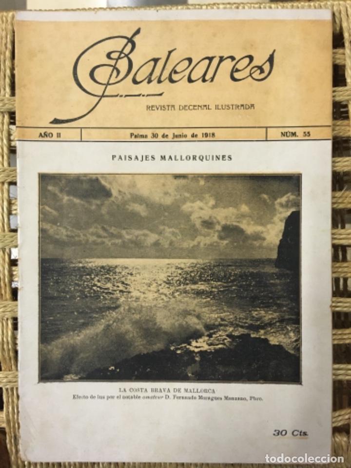 Collezionismo di Riviste e Giornali: REVISTA BALEARES, LITERATURA, ARTE, COMERCIO, NUMERO 55, 1918