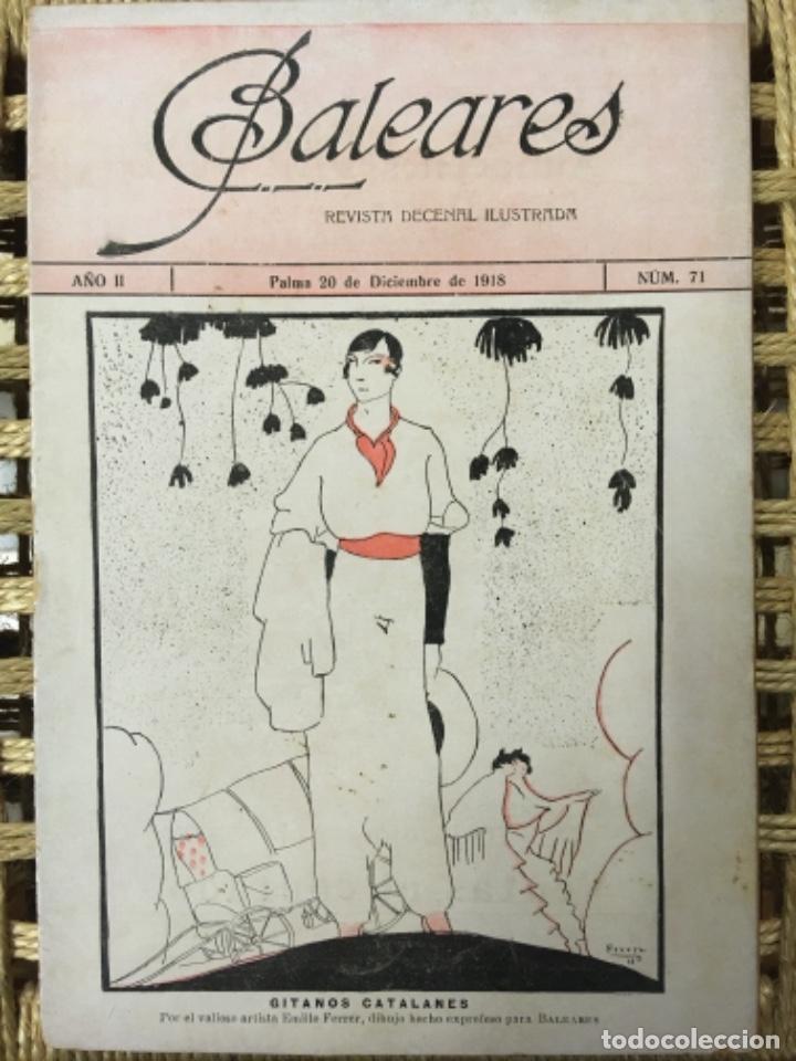 Collezionismo di Riviste e Giornali: REVISTA BALEARES, LITERATURA, ARTE, COMERCIO, NUMERO 71, 1918