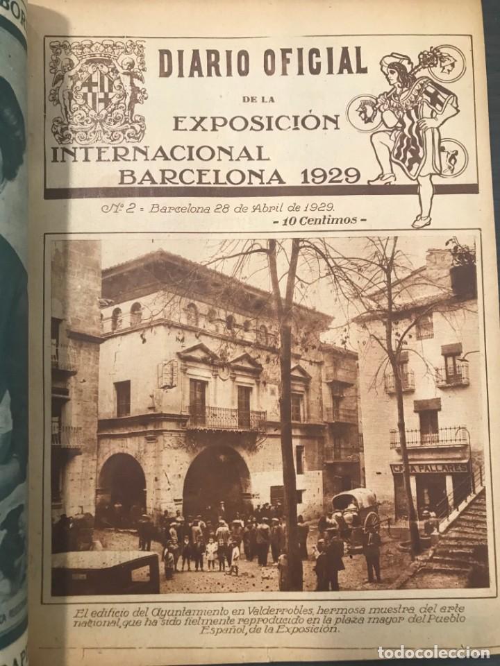 Coleccionismo de Revistas y Peri&oacute;dicos: 18 EJEMPLARES DIARIO OFICIAL DE LA EXPOSICI&Oacute;N INTERNACIONAL BARCELONA 1929