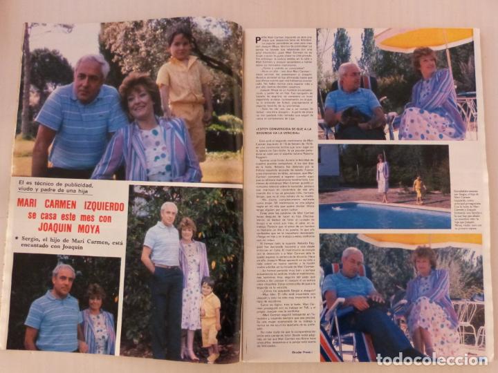 Coleccionismo de Revistas y Peri&oacute;dicos: RECORTE CLIPPING DE MARI CARMEN IZQUIERDO Y JOAQUIN MOYA REVISTA SEMANA N&ordm; 2278 PAG. 6 Y 7 L34