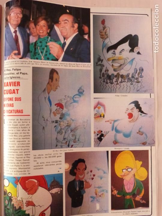 Coleccionismo de Revistas y Peri&oacute;dicos: RECORTE CLIPPING DE XAVIER CUGAT REVISTA SEMANA N&ordm; 2279 PAG. 123 L34