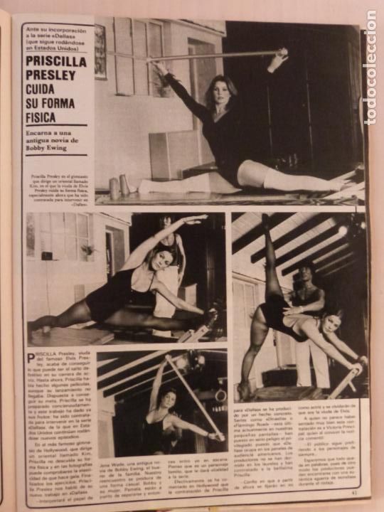 Coleccionismo de Revistas y Peri&oacute;dicos: RECORTE CLIPPING DE PRISCILLA PRESLEY REVISTA SEMANA N&ordm; 2279 PAG. 41 L34