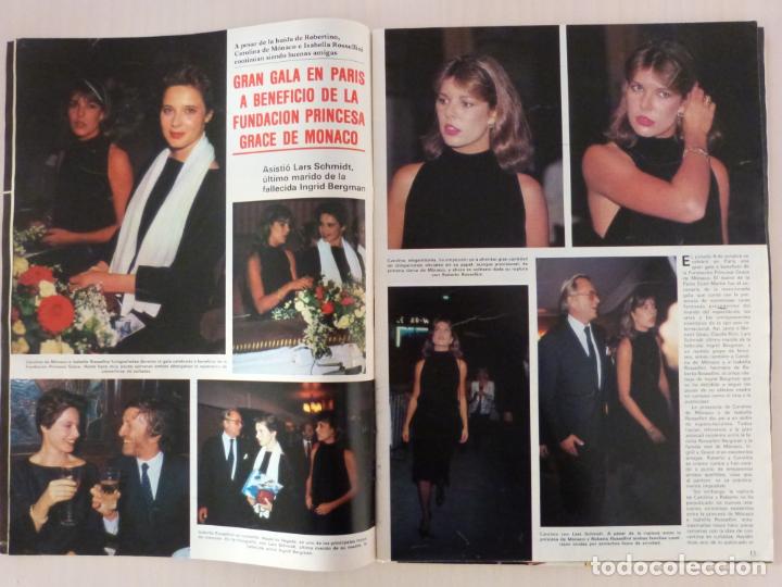 Coleccionismo de Revistas y Peri&oacute;dicos: RECORTE CLIPPING DE GRACE Y CAROLINA DE MONACO ISABELLA ROBERTO ROSSELINI SEMANA N&ordm; 2279 PAG. 12 AL