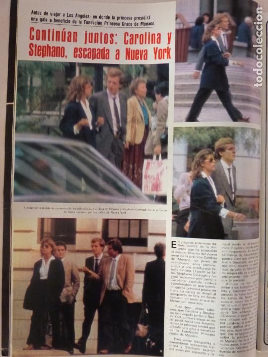 Coleccionismo de Revistas y Peri&oacute;dicos: RECORTE CLIPPING DE CAROLINA DE MONACO Y STEPHANO CASIRAGHI REVISTA SEMANA N&ordm; 2279 PAG. 8 L34