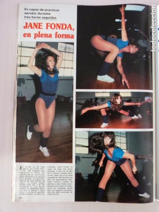 Coleccionismo de Revistas y Peri&oacute;dicos: RECORTE CLIPPING DE JANE FONDA REVISTA SEMANA N&ordm; 2393 PAG. 92 L34