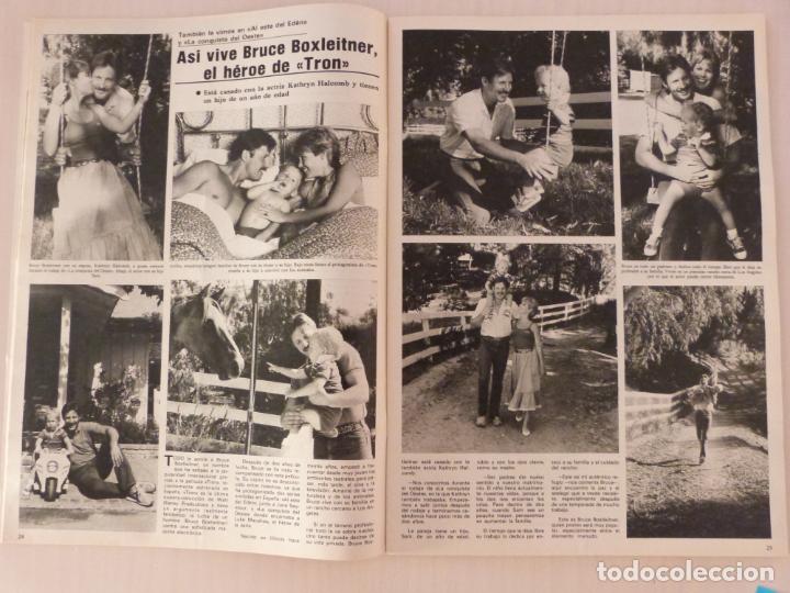 Coleccionismo de Revistas y Peri&oacute;dicos: RECORTE CLIPPING DE BRUCE BOXLEITNER HEROE DE TRON REVISTA SEMANA N&ordm; 2253 PAG. 24 Y 25 L37