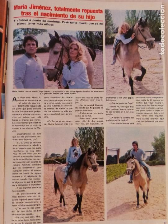 Coleccionismo de Revistas y Peri&oacute;dicos: RECORTE CLIPPING DE MARIA JIMENEZ REVISTA SEMANA N&ordm; 2258 PAG. 77 L37