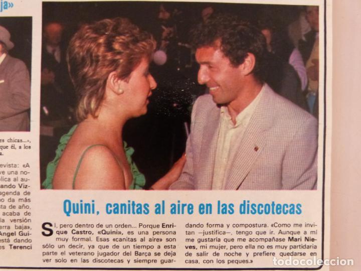 Coleccionismo de Revistas y Peri&oacute;dicos: RECORTE CLIPPING DE ENRIQUE CASTRO QUINI Y MARI NIEVES REVISTA SEMANA N&ordm; 2258 PAG. 37 L37