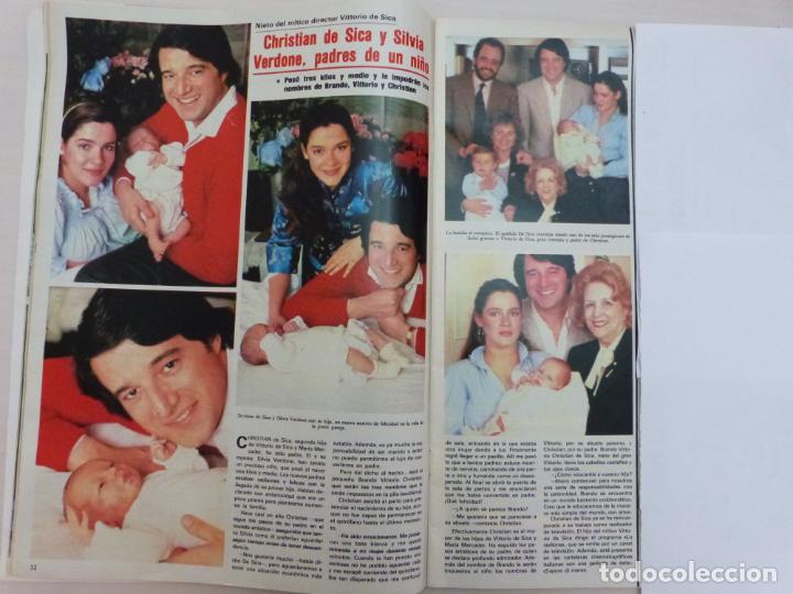 Coleccionismo de Revistas y Peri&oacute;dicos: RECORTE CLIPPING DE CHRISTIAN DE SICA Y SILVIA VERDONE REVISTA SEMANA N&ordm; 2255 PAG. 32 Y 33 L36