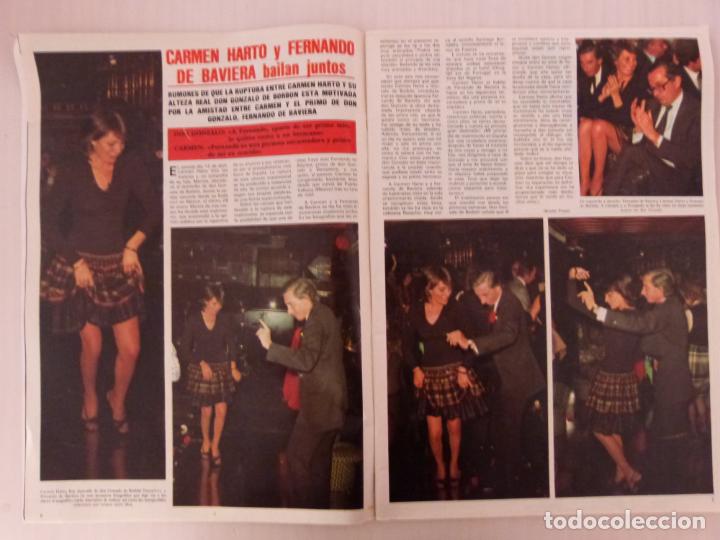 Coleccionismo de Revistas y Peri&oacute;dicos: RECORTE CLIPPING DE CARMEN HARTO Y FERNANDO DE BAVIERA REVISTA SEMANA N&ordm; 2255 PAG. 6 Y 7 L36