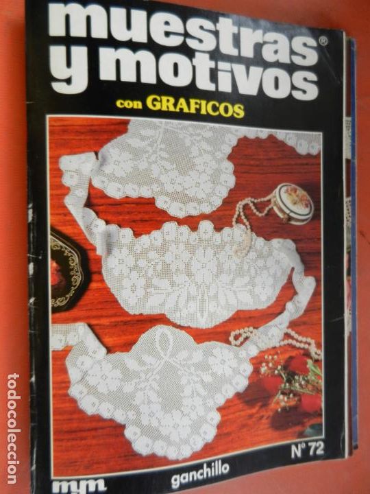 Coleccionismo de Revistas y Peri&oacute;dicos: MUESTRAS Y MOTIVOS REVISTA - GANCHILLO N&ordm; 72 CON GRAFICOS