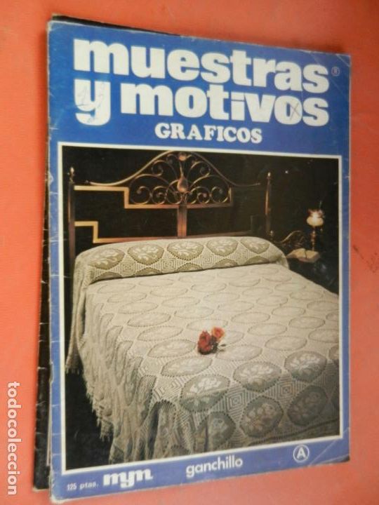 Coleccionismo de Revistas y Peri&oacute;dicos: MUESTRAS Y MOTIVOS REVISTA - GANCHILLO A CON GRAFICOS