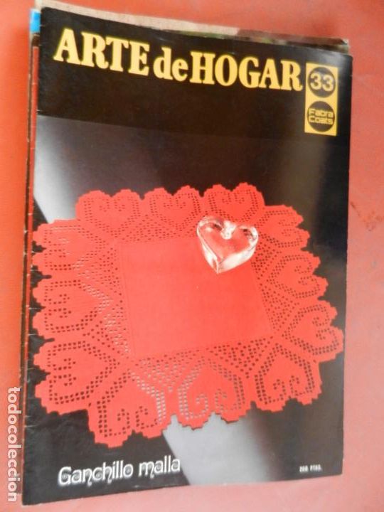Coleccionismo de Revistas y Peri&oacute;dicos: ARTE DE HOGAR N&ordm; 33 FABRA COATS GANCHILLO MALLA REVISTA