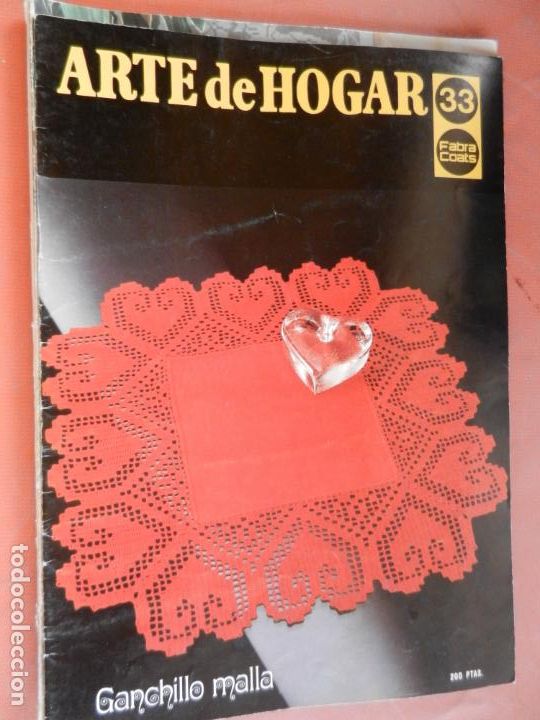 Coleccionismo de Revistas y Peri&oacute;dicos: ARTE DE HOGAR N&ordm; 33 FABRA COATS GANCHILLO MALLA REVISTA