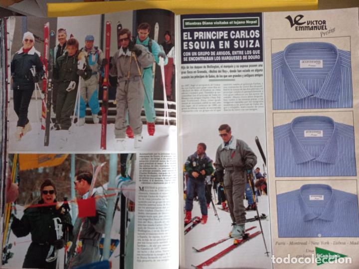 Coleccionismo de revistas y peri&oacute;dicos: EL PRINCIPE CARLOS ESQUIA EN SUIZA
