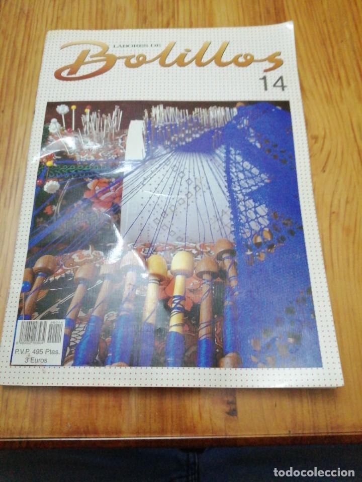 Coleccionismo de Revistas y Peri&oacute;dicos: Revista LABORES BOLILLOS N&deg; 14 ropa Costura manteles