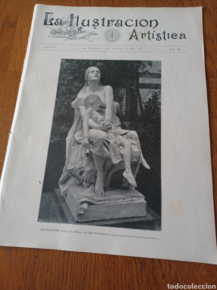 Colecionismo de Revistas e Jornais: REVISTA 1898. FOTOS EDIFICIOS PRINCIPALES DE LA CIUDAD DE LA PLATA ,ARGENTINA- STETTIN , ALEMANIA