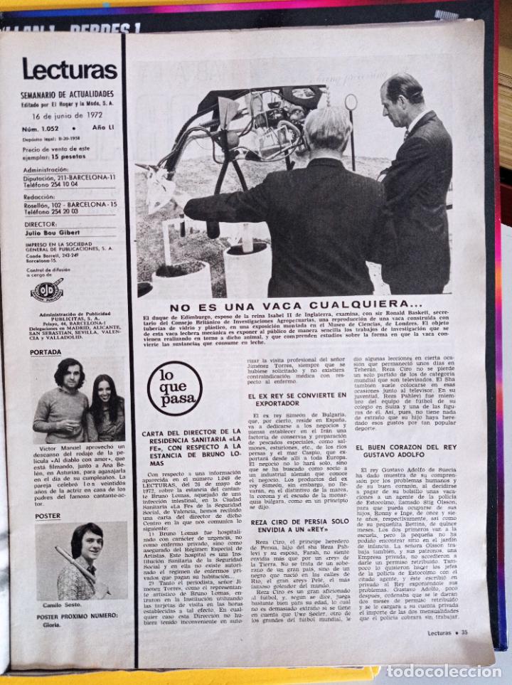 Coleccionismo de Revistas y Peri&oacute;dicos: EL DUQUE DE EDIMBURGO Y LA VACA ANA BELEN VICOR MANUEL CAMILO SESTO