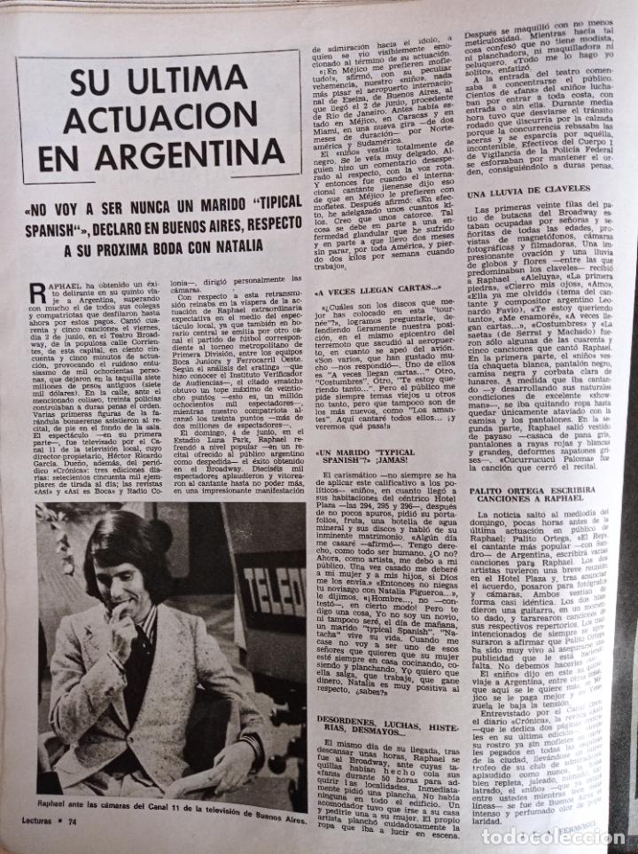 Coleccionismo de revistas y peri&oacute;dicos: RAPHAEL - Foto 2