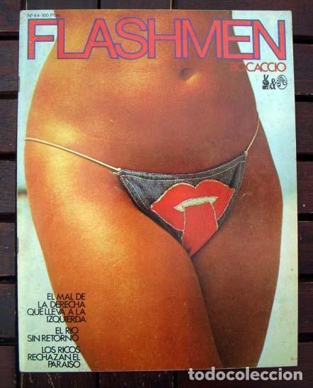 Sammeln von Zeitschriften und Zeitungen: Revista FLASHMEN BOCACCIO N&ordm; 44 / CHRISTA LINDER, NORMA DUVAL, LORETA TOVAR, IMPERIO DE LOS SENTIDOS