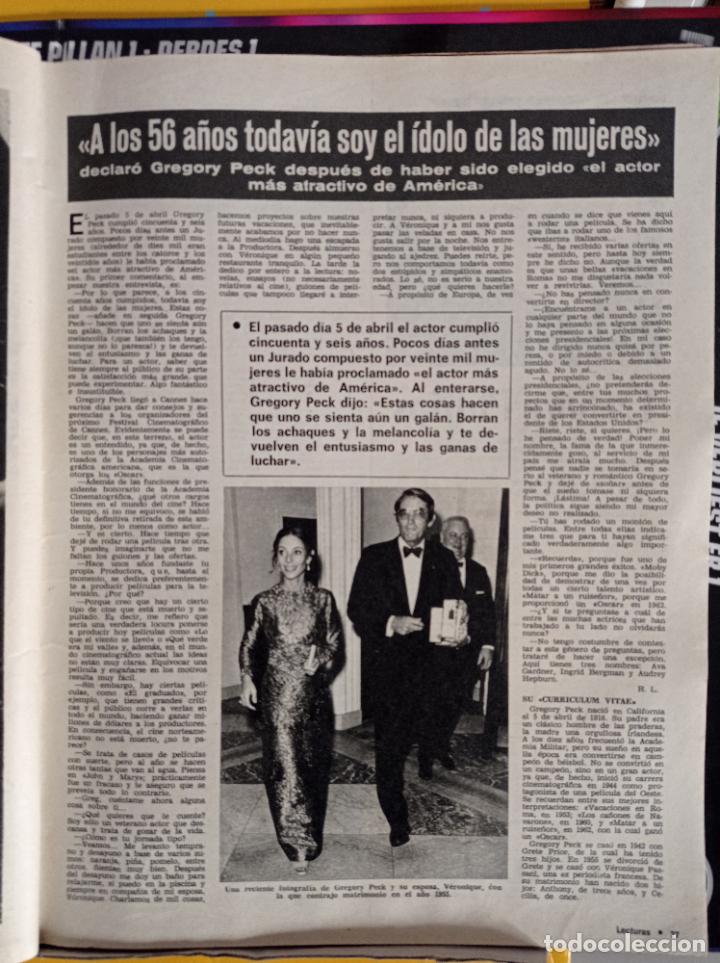 Sammeln von Zeitschriften und Zeitungen: GREGORY PECK