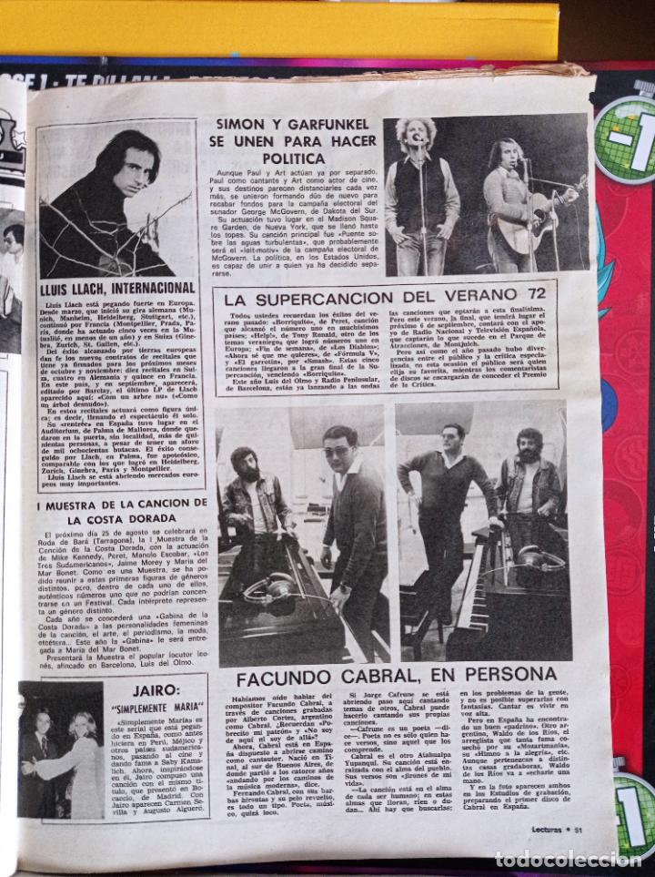 Coleccionismo de Revistas y Peri&oacute;dicos: LLUIS LLACH SIMON AND GARFUNKEL JAIRO FACUNDO GABRIEL CARMEN SEVILLA