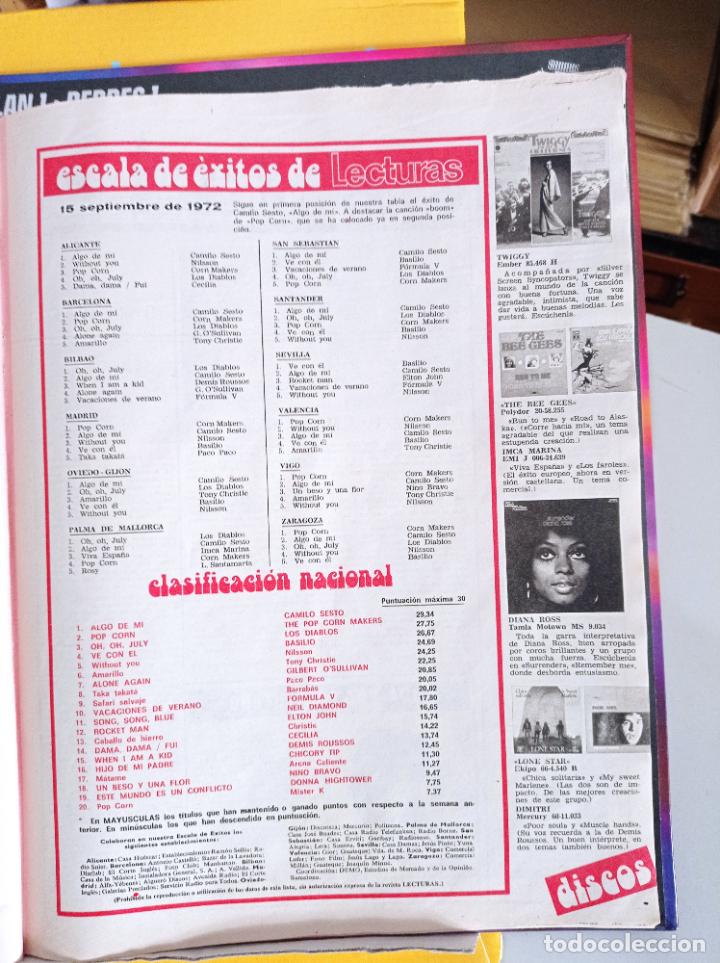Coleccionismo de Revistas y Peri&oacute;dicos: ESCALA DE EXITOS DIANA ROSS TWIGGY BEE GEES