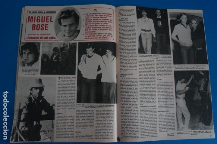 Coleccionismo de Revistas y Peri&oacute;dicos: RECORTE CLIPPING DE MIGUEL BOS&Eacute; REVISTA SEMANA N&ordm; 2194 PAG. 52 Y 53 L39