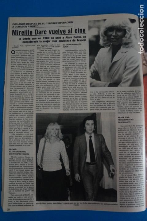 Coleccionismo de Revistas y Peri&oacute;dicos: RECORTE CLIPPING DE MIREILLE DARC REVISTA SEMANA N&ordm; 2194 PAG. 20 L39