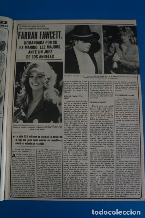 Coleccionismo de Revistas y Peri&oacute;dicos: RECORTE CLIPPING DE FARRAH FAWCETT Y LEE MAJORS REVISTA SEMANA N&ordm; 2194 PAG. 11 L39