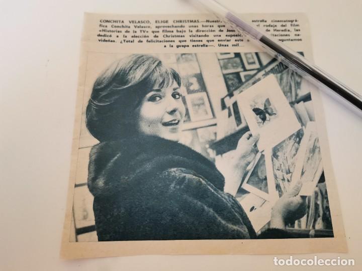 Coleccionismo de revistas y peri&oacute;dicos: CONCHITA VELASCO, CONCHA VELASCO RECORTE REVISTA 1964