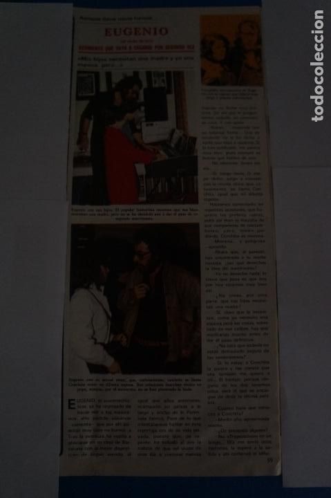 Coleccionismo de Revistas y Peri&oacute;dicos: RECORTE CLIPPING DE EUGENIO HUMORISTA REVISTA SEMANA N&ordm; 2199 PAG. 59 L39
