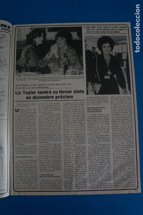 Coleccionismo de Revistas y Peri&oacute;dicos: RECORTE CLIPPING DE LYZ TAYLOR REVISTA SEMANA N&ordm; 2199 PAG. 11 L39