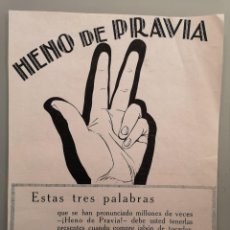 Collectionnisme de Revues et Journaux: HOJA PUBLICIDAD REVISTA ORIGINAL CIRCA 1920. HENO DE PRAVIA, PERFUMERIA GAL, TRES PALABRAS. Lote 260669050