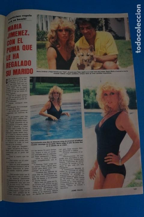 Coleccionismo de Revistas y Peri&oacute;dicos: RECORTE CLIPPING DE MARIA JIMENEZ REVISTA SEMANA N&ordm; 2211 PAG. 101 L39