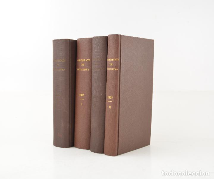 Sammeln von Zeitschriften und Zeitungen: Revista Curiositats de Catalunya, 1936 - 1937, Miquel Codina i Farr&eacute;, 4 tomos, Imprenta Alt&eacute;s.