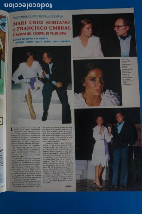Coleccionismo de Revistas y Peri&oacute;dicos: RECORTE CLIPPING DE MARI CRUZ SORIANO Y FRANCISCO UMBRAL REVISTA SEMANA N&ordm; 2211 PAG. 43 L39