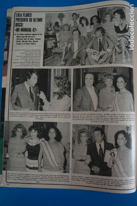 Coleccionismo de Revistas y Peri&oacute;dicos: RECORTE CLIPPING DE LOLA FLORES REVISTA SEMANA N&ordm; 2208 PAG. 14 L39