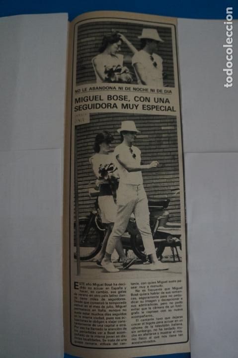 Coleccionismo de Revistas y Peri&oacute;dicos: RECORTE CLIPPING DE MIGUEL BOS&Eacute; REVISTA SEMANA N&ordm; 2221 PAG. 77 L39