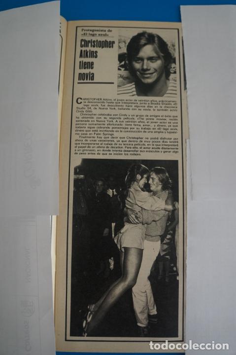 Coleccionismo de Revistas y Peri&oacute;dicos: RECORTE CLIPPING DE CHRISTOPHER ATKINS DEL LAGO AZUL REVISTA SEMANA N&ordm; 2221 PAG. 9 L39