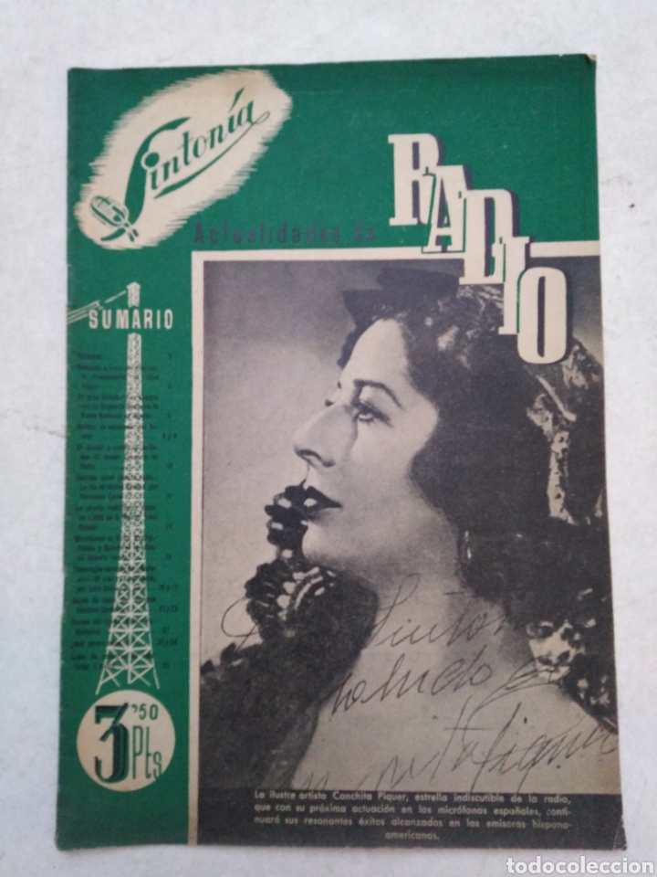 Sammeln von Zeitschriften und Zeitungen: Revista Sintonia, actualidades de radio
