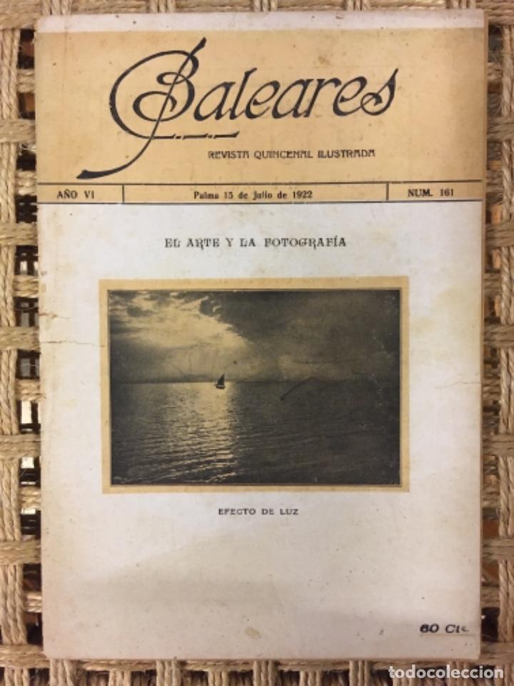 Collezionismo di Riviste e Giornali: REVISTA BALEARES, LITERATURA, ARTE, COMERCIO, NUMERO 161, 1922