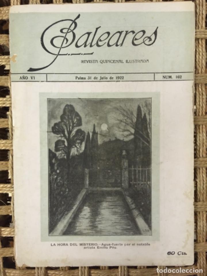 Collezionismo di Riviste e Giornali: REVISTA BALEARES, LITERATURA, ARTE, COMERCIO, NUMERO 162, 1922