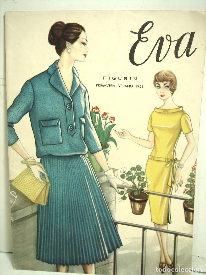 revista moda-eva figurin 1958 primavera verano- - Comprar Outras