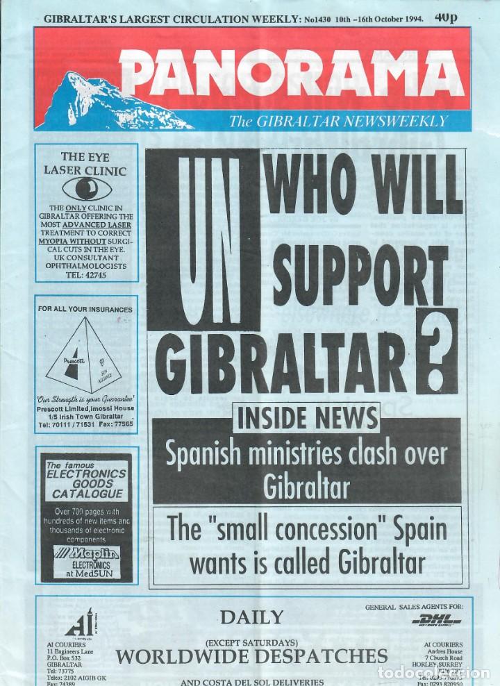Colecionismo de Revistas e Jornais: GIBRALTAR - OCHO N&Uacute;MEROS DEL SEMANARIO PANORAMA (1994)