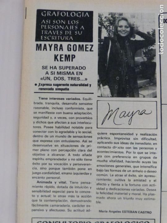 Coleccionismo de Revistas y Peri&oacute;dicos: RECORTE CLIPPING DE MAYRA GOMEZ KEMP PRESENTADORA UN DOS TRES REVISTA SEMANA N&ordm; 2234&ordm; PAG. 114 L41