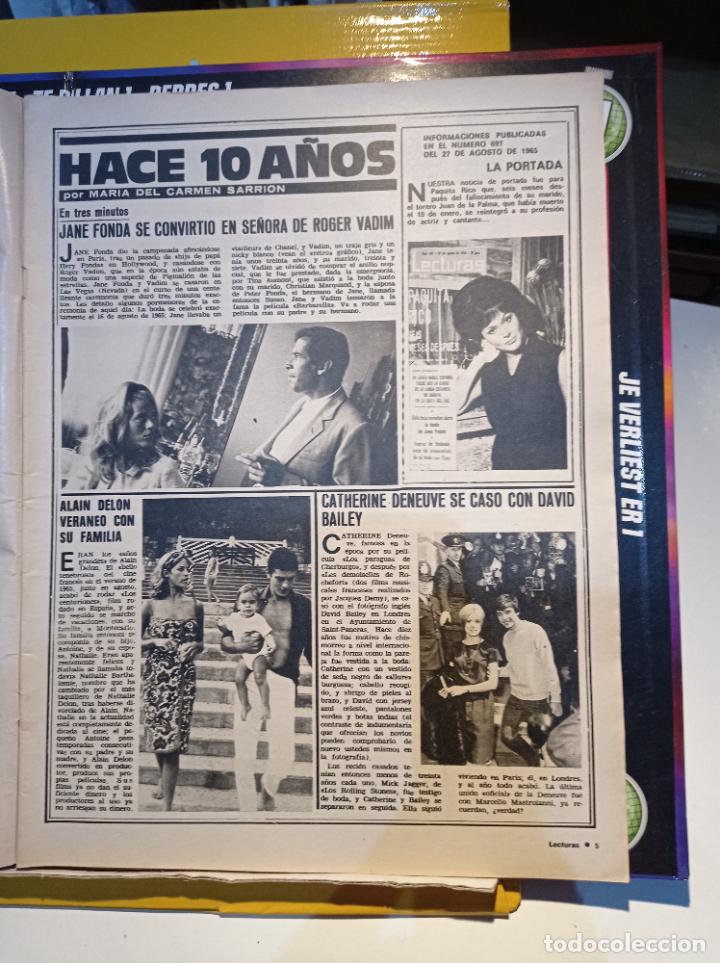 Coleccionismo de revistas y peri&oacute;dicos: JANE FONDA ROGER VADIM ALAIN DELON PAQUITA RICO CATHERINE DENEUVE