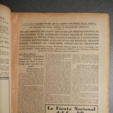 Coleccionismo de Revistas y Periódicos: PERIÓDICO GUERRA CIVIL ABC 28/09/1937 TOMA DE RIBADESELLA - SE ACERCAN A COVADONGA Y CANGAS